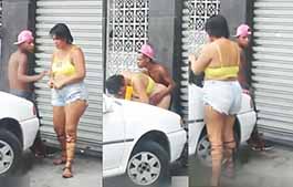 Bodeguero grabado con la puta de la esquina – Xleche.com – Videos porno