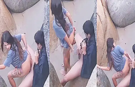 Chava Pillado Sin Darse Cuenta Follando en la Roca Del Mar – Xleche.com – Videos porno