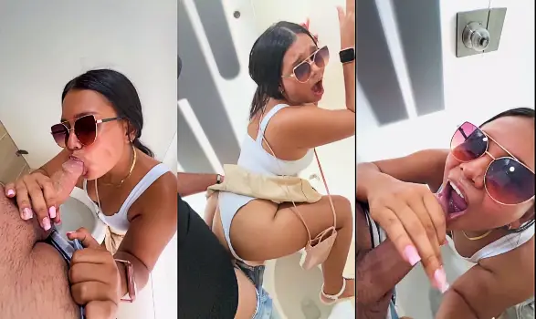 Colombiana Follando En El Baño Publico Y Se Toma Su Leche – Xleche.com – Videos porno
