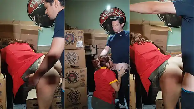 Follando con el jefe de la tienda mientras no hay clientes – Xleche.com – Videos porno