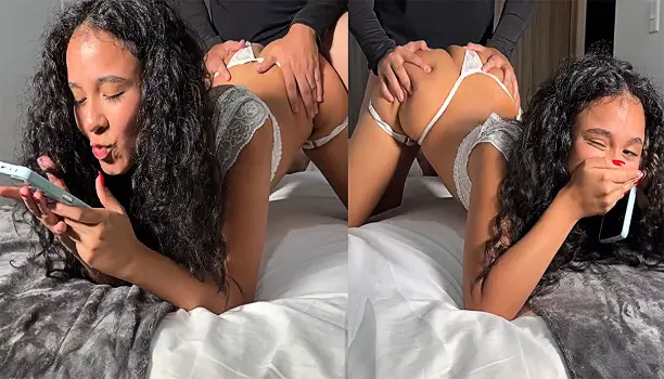 Habla Con El Novio Por EL Movil y El Amante se La Culea – Xleche.com – Videos porno