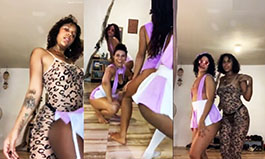 Lesbianas dominicanas-Locas con la artista Tokischa Noporn – Xleche.com – Videos porno