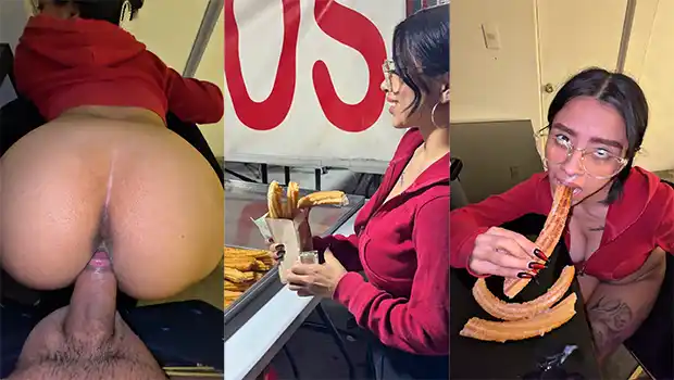 Mi novia se antoja de churros pero con mi leche – Xleche.com – Videos porno