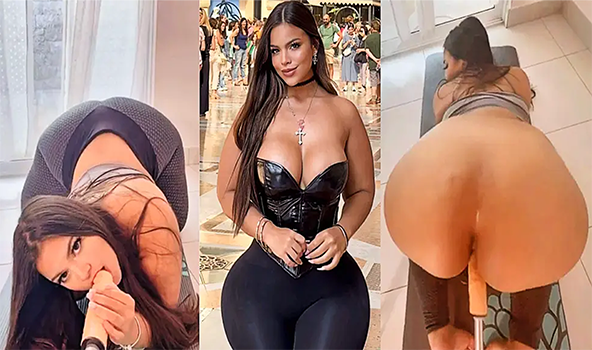 Panamanian BBW with her first dildo machine in her pussy – Xleche.com – Videos porno