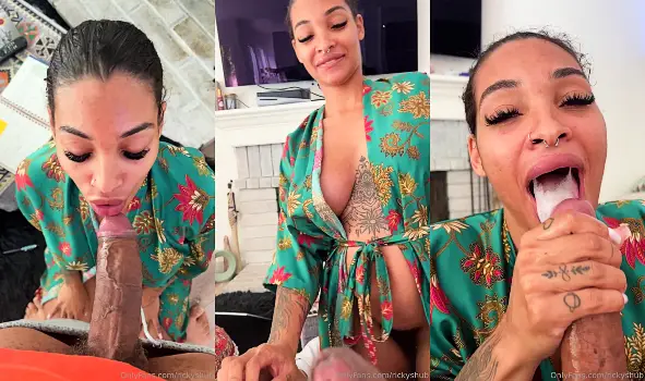 Mujer embarazada tragando un enorme polla de Venuda – Xleche.com – Videos porno