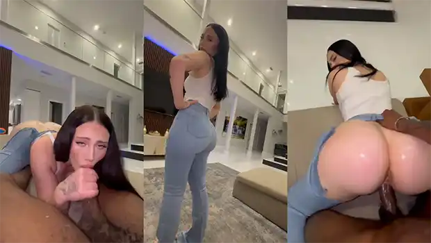 Rompiéndole el pantalón a sexy culona para darle mucha BBC – Xleche.com – Videos porno