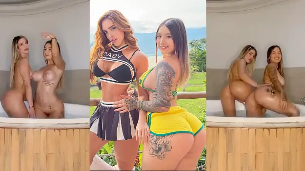 Valeria Castañeda y Tatiana herrera Desnuda En El Jacuzzi – Xleche.com – Videos porno
